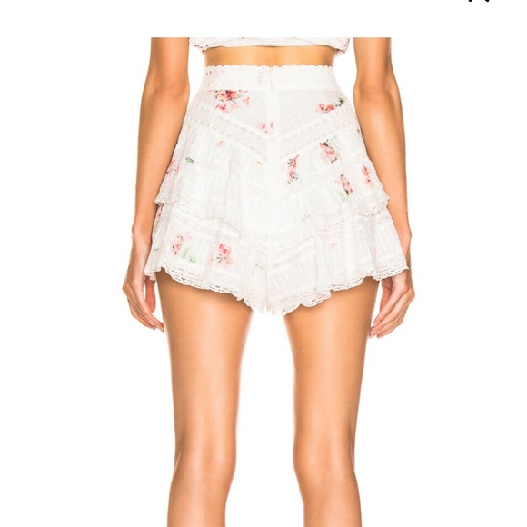 ZIMMERMANN Heathers Pintuck Frill Short - Picture 4 of 6